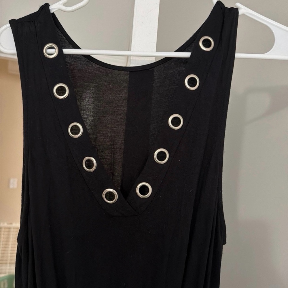 Elegant Black Maxi Dress - Picture 5 of 5